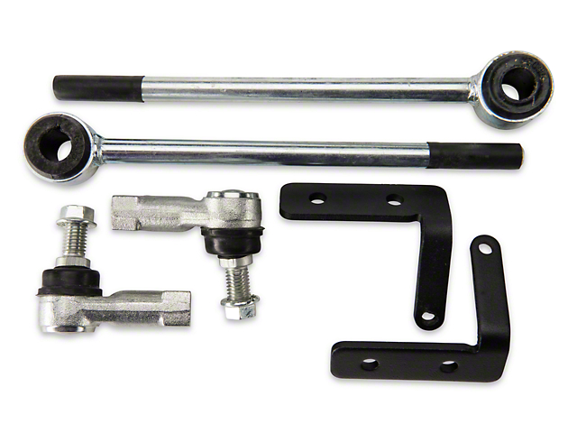 Rough Country Front Sway Bar Quick Disconnects for 3.50 to 6-Inch Lift (07-18 Jeep Wrangler JK)