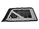 MasterTop Replacement Quarter Window Tinted; Black Diamond; Driver Side (07-18 Jeep Wrangler JK 2-Door w/ Original Mopar Soft Top)
