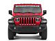 Premium Bolt-On Look Hood Deflector; Smooth (18-24 Jeep Wrangler JL)