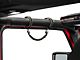 RedRock Front Rollbar Paracord Grab Handles with D-Rings; Black and OD Green (07-24 Jeep Wrangler JK & JL)