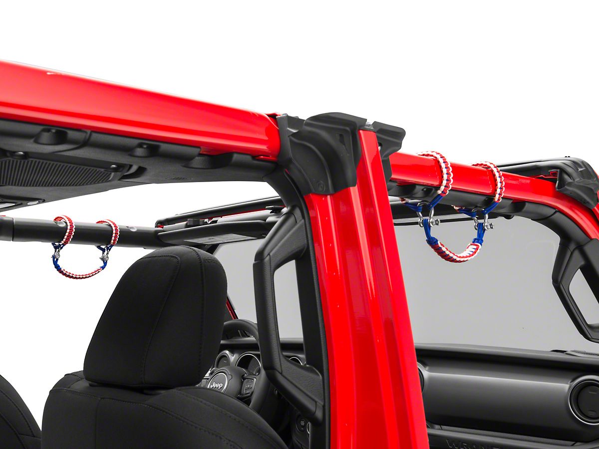 Paracord Grab Handles For Jeep Jk Front Roll Bar Interior