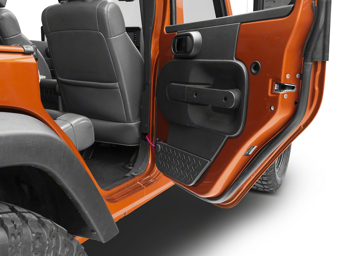 Alterum Jeep Wrangler Rear Paracord Door Limit Straps Black And