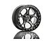 Edge Wheels RF5C True Beadlock Gunmetal & Matte Black Wheel; 17x9 (07-18 Jeep Wrangler JK)