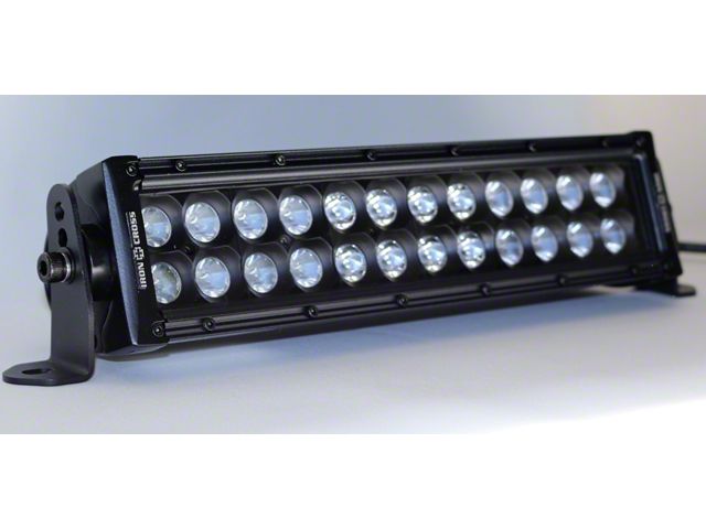 Iron Cross Automotive 12-Inch MaxBlack Dual Row LED Light Bar for IC Bumpers (20-24 Jeep Gladiator JT)