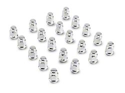 Chrome Acorn Lug Nut Kit; 3/4-Inch; Set of 20 (20-23 Jeep Gladiator JT)