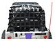 Steinjager Rear Teddy Top Premium Cargo Net; Black (04-06 Jeep Wrangler TJ Unlimited)