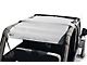 Steinjager Teddy Top Full Length Solar Screen Cover; Gray (04-06 Jeep Wrangler TJ Unlimited)