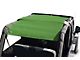 Steinjager Teddy Top Full Length Solar Screen Cover; Green (04-06 Jeep Wrangler TJ Unlimited)