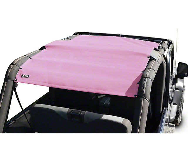 Steinjager Teddy Top Full Length Solar Screen Cover; Mauve (04-06 Jeep Wrangler TJ Unlimited)