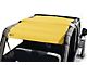 Steinjager Teddy Top Full Length Solar Screen Cover; Yellow (04-06 Jeep Wrangler TJ Unlimited)