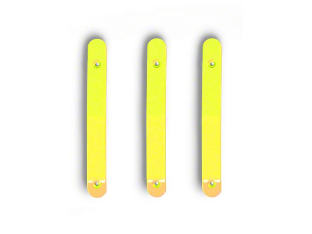 Steinjager Door and Tailgate Handle Accent Kit; Neon Yellow (07-18 Jeep Wrangler JK 2-Door)
