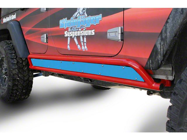 Steinjager Phantom Rock Slider Insert Kit; Playboy Blue (07-18 Jeep Wrangler JK 4-Door)