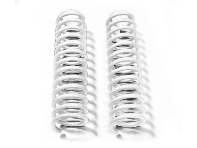 Steinjager 2.50-Inch Front Lift Springs; Cloud White (07-18 Jeep Wrangler JK)