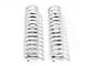 Steinjager 2.50-Inch Front Lift Springs; Cloud White (07-18 Jeep Wrangler JK)