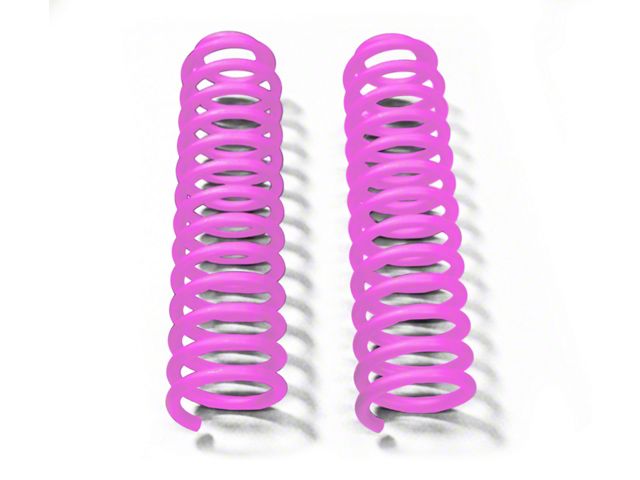 Steinjager 2.50-Inch Front Lift Springs; Pinky (07-18 Jeep Wrangler JK)
