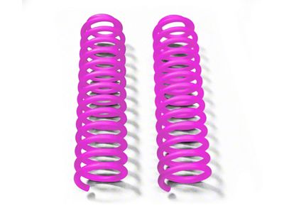 Steinjager 4-Inch Front Lift Springs; Hot Pink (07-18 Jeep Wrangler JK)