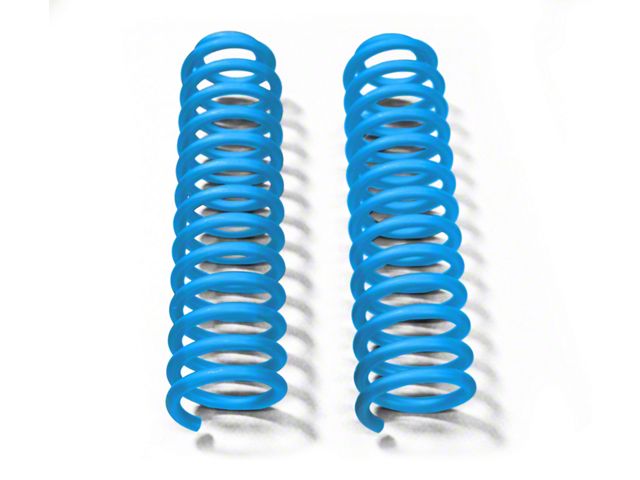 Steinjager 4-Inch Front Lift Springs; Playboy Blue (07-18 Jeep Wrangler JK)