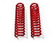 Steinjager 4-Inch Front Lift Springs; Red Baron (07-18 Jeep Wrangler JK)