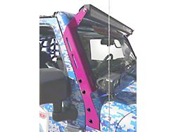 Steinjager A-Pillar LED Light Mount Brackets; Hot Pink (07-18 Jeep Wrangler JK)