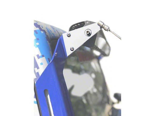 Steinjager A-Pillar Limb Riser Adaptor Brackets; Cloud White (07-18 Jeep Wrangler JK)