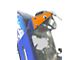 Steinjager A-Pillar Limb Riser Adaptor Brackets; Fluorescent Orange (07-18 Jeep Wrangler JK)