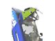 Steinjager A-Pillar Limb Riser Adaptor Brackets; Gecko Green (07-18 Jeep Wrangler JK)