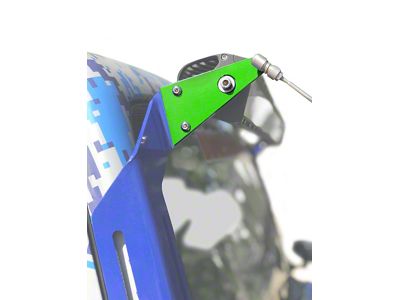 Steinjager A-Pillar Limb Riser Adaptor Brackets; Neon Green (07-18 Jeep Wrangler JK)