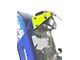 Steinjager A-Pillar Limb Riser Adaptor Brackets; Neon Yellow (07-18 Jeep Wrangler JK)