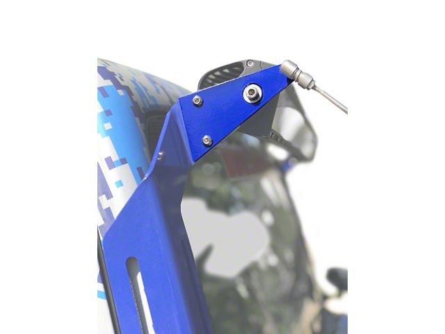 Steinjager A-Pillar Limb Riser Adaptor Brackets; Southwest Blue (07-18 Jeep Wrangler JK)