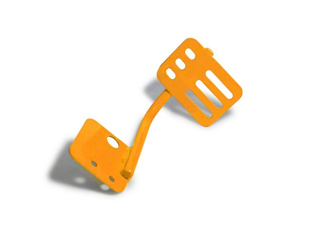 Steinjager Dead Pedal; Fluorescent Orange (07-18 Jeep Wrangler JK)