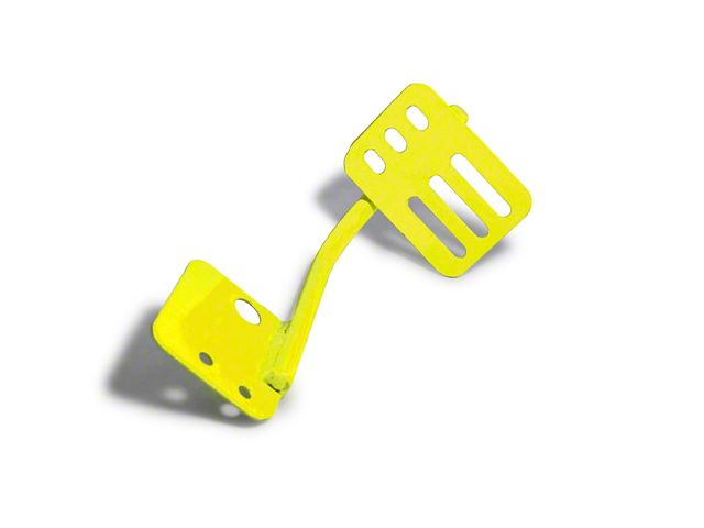 Steinjager Dead Pedal; Neon Yellow (07-18 Jeep Wrangler JK)
