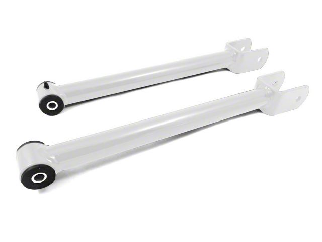Steinjager Fixed Length Front Upper Control Arms for 0 to 2.50-Inch Lift; Cloud White (07-18 Jeep Wrangler JK)