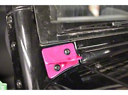 Steinjager LED Lights with Lower Windshield Mounting Brackets; Hot Pink (07-18 Jeep Wrangler JK)