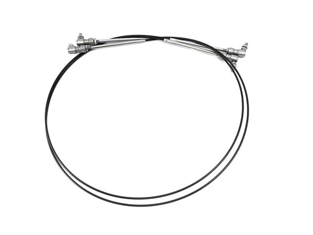 Steinjager Limb Riser Kit Cables; 48.50-Inch (07-18 Jeep Wrangler JK)