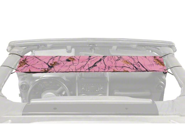 Steinjager Overhead Pocket; Pink Snowfall (07-18 Jeep Wrangler JK)