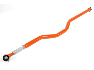 Steinjager Poly/Poly Chrome Moly Rear Panhard Bar; Right Hand Drive; Fluorescent Orange (07-18 Jeep Wrangler JK)