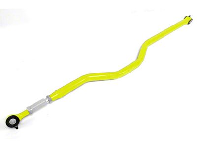 Steinjager Poly/Poly Chrome Moly Rear Panhard Bar; Right Hand Drive; Neon Yellow (07-18 Jeep Wrangler JK)