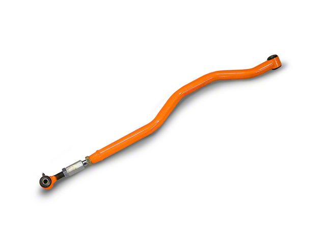 Steinjager Poly/Poly Chrome Moly Track Bar for 0 to 6-Inch Lift; Right Hand Drive; Fluorescent Orange (07-18 Jeep Wrangler JK)