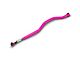 Steinjager Poly/Poly Chrome Moly Track Bar for 0 to 6-Inch Lift; Right Hand Drive; Hot Pink (07-18 Jeep Wrangler JK)