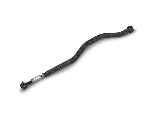 Steinjager Poly/Poly Chrome Moly Track Bar for 0 to 6-Inch Lift; Right Hand Drive; Texturized Black (07-18 Jeep Wrangler JK)