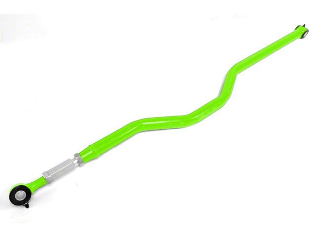 Steinjager Poly/Poly DOM Rear Panhard Bar; Right Hand Drive; Neon Green (07-18 Jeep Wrangler JK)