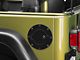 Rugged Ridge Locking Fuel Door Cover; Black (97-06 Jeep Wrangler TJ)