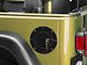 Rugged Ridge Locking Fuel Door Cover; Black (97-06 Jeep Wrangler TJ)