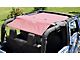 Steinjager Teddy Top Solar Screen Cover; Mauve (10-18 Jeep Wrangler JK 2-Door)