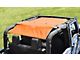 Steinjager Teddy Top Solar Screen Cover; Orange (10-18 Jeep Wrangler JK 2-Door)