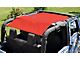 Steinjager Teddy Top Solar Screen Cover; Red (10-18 Jeep Wrangler JK 2-Door)