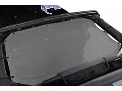 Steinjager Teddy Top Front Seat Solar Screen Cover; Gray (10-18 Jeep Wrangler JK)