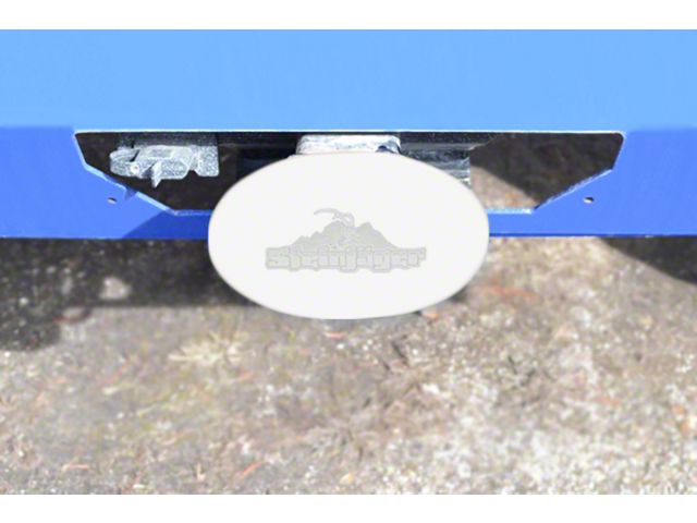 Steinjager Hitch Cover; Cloud White (Universal; Some Adaptation May Be Required)