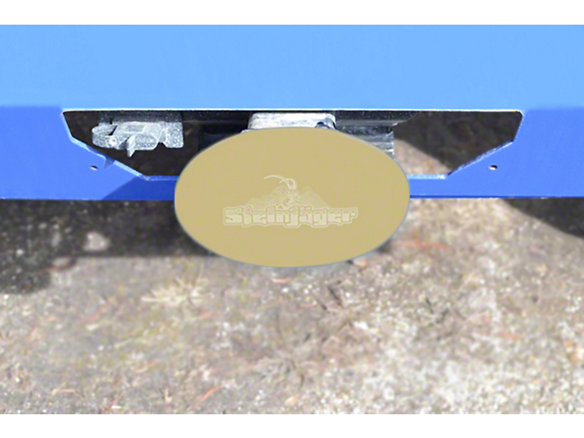 Steinjager Hitch Cover; Military Beige (Universal; Some Adaptation May Be Required)