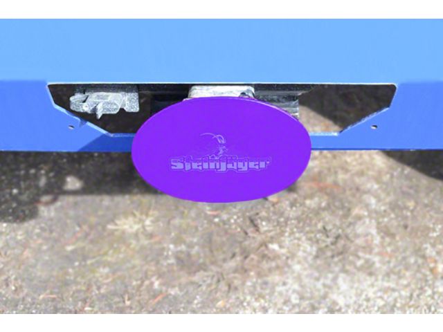 Steinjager Hitch Cover; Sinbad Purple (Universal; Some Adaptation May Be Required)
